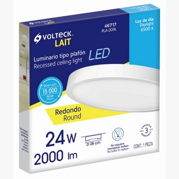 LUMINARIO LED SOBREPONER 24W