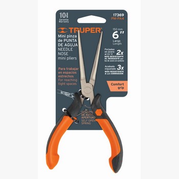PINZA PUNTA AGUJA MINI 6